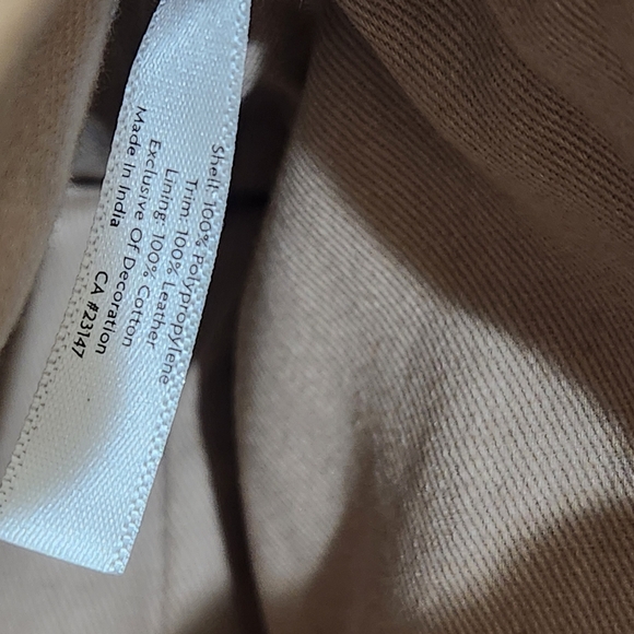 Talbots Woven Floral Straw Wristlet, Multi Color, Womens OS - Picture 6 of 7